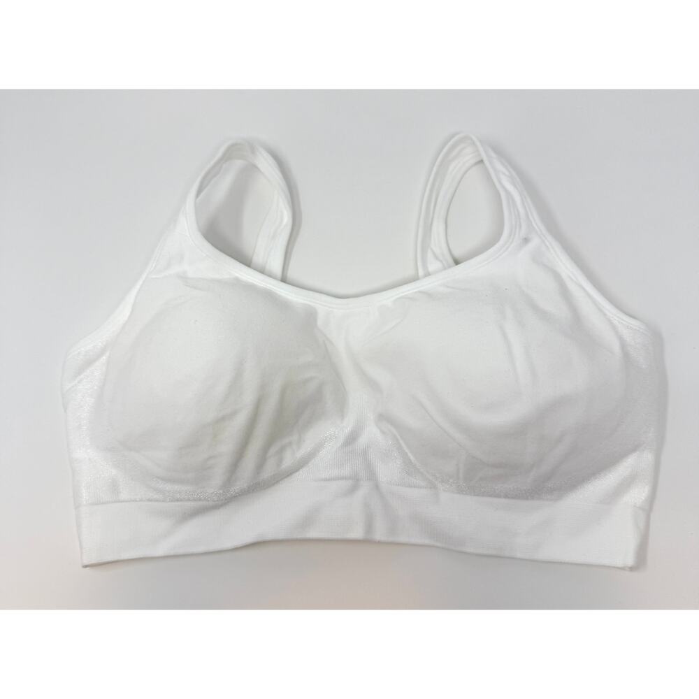 Shapermint Truekind Daily Comfort Wireless Shaper Bra In White Size Large New - Picture 2 of 9